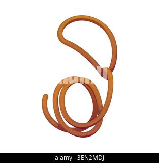 Cartoon Wild West cowboy lasso for Western game Stock Vector