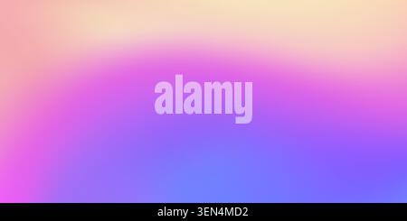Pearlescent dreamlike hologram gradient background Stock Vector