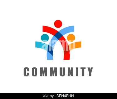 Business community, teamwork and people connect Stock Vector