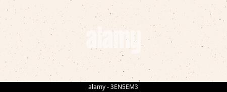 Craft cream grain paper seamless texture. Light beige dotted speckle background. Vintage old ecru repeating wallpaper. Recycle surface backdrop with specks, flecks, particles. Vector off white old bg Stock Vector