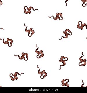 pattern sweet chocolate drip sause cartoon. topping ganache, decadent rich, smooth indulgent sweet chocolate drip sause sign vector Stock Vector