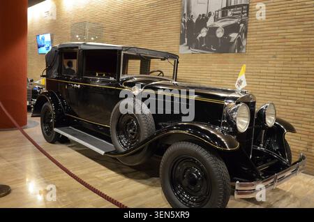 Pope Pius XI' and his Graham Paige - Type 837 at the Vatican in