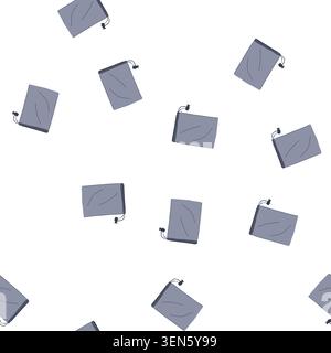 pattern airtight compression bag cartoon. portable reusable, durable compact, efficient convenient airtight compression bag sign. seamless symbol vect Stock Vector