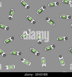 seamless pattern measurement spirometer cartoon. respiratory function, diagnosis health, breathing pulmonary measurement spirometer sign vector Stock Vector