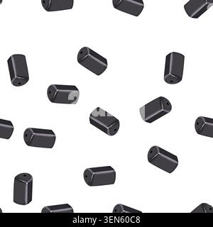 pattern metal pencil sharpen cartoon. metal pencil sharpen sign vector Stock Vector
