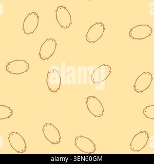 pattern office nameplate cartoon. signage nameplate, wall golden, stand brass office nameplate sign. seamless vector illustration Stock Vector