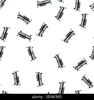 pattern electric hospital bed cartoon. manual bariatric, pediatric icu, mattress rails electric hospital bed sign vector Stock Vector