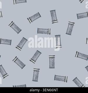 seamless pattern treatment water filter color icon vector. treatment water filter sign. isolated symbol illustration Stock Vector