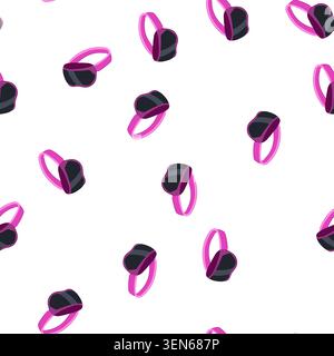 pattern technology augmented reality ar glasses cartoon. innovation weable, immersive display, smt interactive technology augmented reality ar glasses Stock Vector