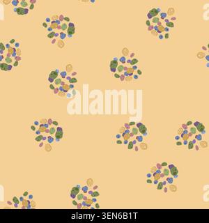 pattern marine aquarium stone cartoon. tank underwater, seaweed bottom, filter goldfish marine aquarium stone sign. seamless vector illustration Stock Vector