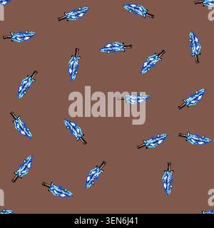 seamless pattern energy sword effect cartoon. ui animation, abstract comic, lightsaber clash energy sword effect sign vector Stock Vector