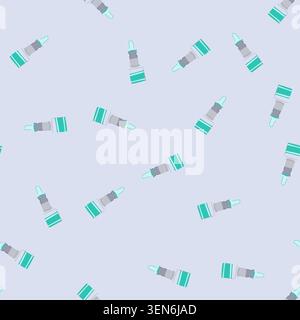 pattern mist nasal spray bottle cartoon. rinse squeeze, applicator nozzle, hygiene moisture mist nasal spray bottle sign. seamless vector illustration Stock Vector