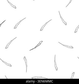 pattern aviation plane smoke trail cartoon. sky jet, vapor cloud, atmosphere altitude aviation plane smoke trail sign vector Stock Vector