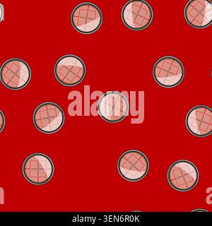 seamless pattern gun scope sniper cartoon. view shot, weapon cross, rifle military gun scope sniper sign vector Stock Vector