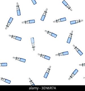 pattern solution nasal spray bottle cartoon. rinse irrigation, antihistamine decongestant, steroid saline solution nasal spray bottle sign vector Stock Vector