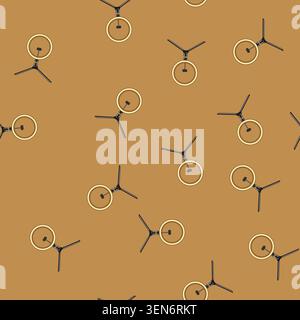 seamless pattern shiny light ring cartoon. transparent magic, flare round, motion flash shiny light ring sign vector Stock Vector