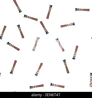 pattern Airport control tower standing tall, directing aircraft movement and ensuring aviation safety and effective flight operations in a simple cart Stock Vector