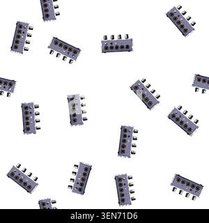pattern audio headphone amp cartoon. audio headphone amp sign vector Stock Vector