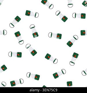 pattern forest lantern camp lamp cartoon. forest lantern camp lamp sign vector Stock Vector