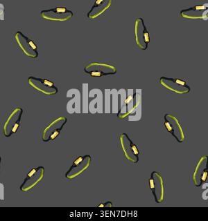 seamless pattern night headlamp flashlight cartoon. night headlamp flashlight sign vector Stock Vector