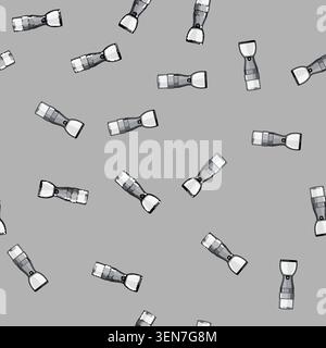 seamless pattern beverage coffee grinder electric cartoon. beverage coffee grinder electric sign vector Stock Vector