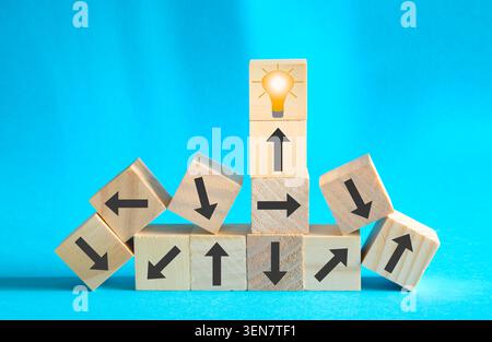 complex messy management or organization, complex messy management or organization, complex messy management or organization, business distraction,cha Stock Photo