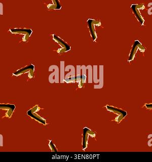 seamless pattern menu fire game button cartoon. kit play, bar spaceship, robot 2d menu fire game button sign vector Stock Vector
