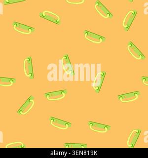 pattern modern door handle cartoon. open knob, security lock modern door handle sign. seamless vector illustration Stock Vector