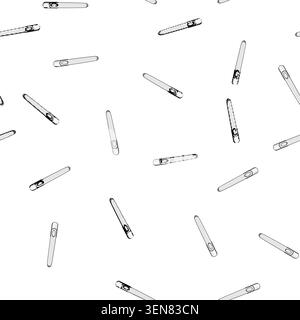 pattern Window handle provides a functional element for opening and closing windows, ensuring home security and controlling ventilation in contemporar Stock Vector
