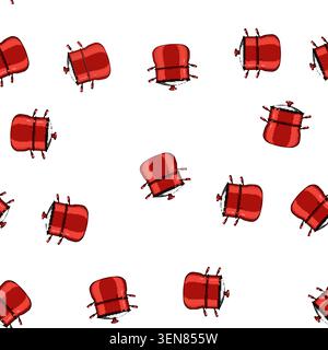pattern healthy steamer pot cartoon. stainless bamboo, electric basket, lid handle healthy steamer pot sign vector Stock Vector