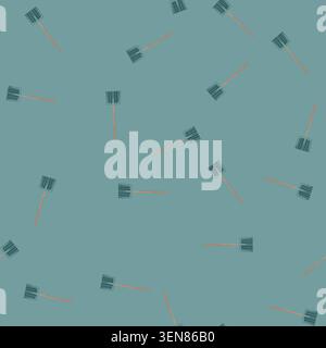 pattern silhouette snow shovel cartoon. ice symbol, scoop heavy, ing outline silhouette snow shovel sign. seamless vector illustration Stock Vector
