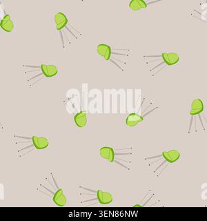 pattern adjustable bar stool cartoon. modern rustic, wood metal, leather comfort adjustable bar stool sign. seamless vector illustration Stock Vector