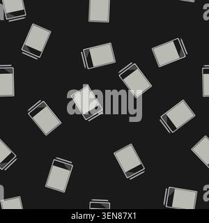 seamless pattern computer pen display cartoon. graphic device, equipment computer pen display sign vector Stock Vector