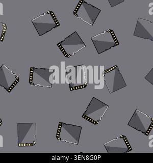 seamless pattern read sd card cartoon. write transfer, secure digital, flash expandable read sd card sign vector Stock Vector