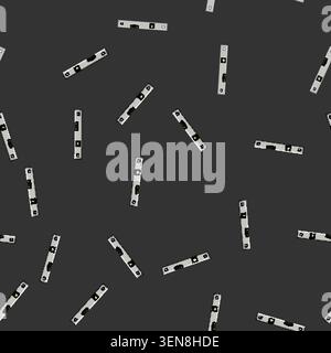 seamless pattern Spirit level depicting an important construction and handyman tool, assisting in determining horizontal and vertical planes for vario Stock Vector