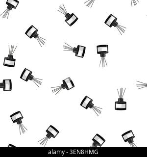 pattern scent aroma sticks cartoon. scent aroma sticks sign vector Stock Vector