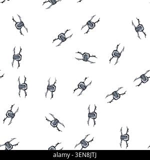 pattern camera quadcopter cartoon. robot delivery, technology mavic, learning sky camera quadcopter sign vector Stock Vector