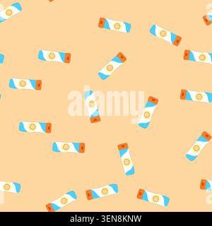 pattern screen sun cream cartoon. beauty skin, lotion summer screen sun cream sign. seamless vector illustration Stock Vector
