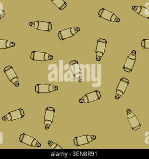 seamless pattern wheels trolley bag cartoon. carryon spinner, lightweight expandable, cabin zipper wheels trolley bag sign vector Stock Vector
