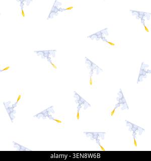 pattern fire rocket smoke trail cartoon. speed exhaust, plume trajectory, boost energy fire rocket smoke trail sign. seamless symbol vector illustrati Stock Vector