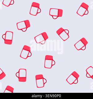 pattern travel compression bag cartoon. storage space, luggage packing, suitcase organize travel compression bag sign. seamless vector illustration Stock Vector