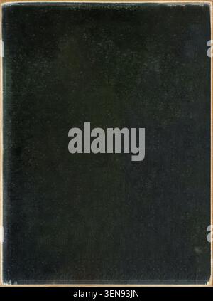 Photography mockup featuring a textured black paper frame with distressed vintage edges and a blank central space for design or image insertion. Stock Photo