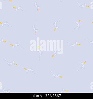 pattern space rocket smoke trail cartoon. launch propulsion, fire speed, exhaust plume space rocket smoke trail sign. seamless vector illustration Stock Vector