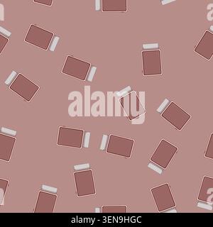 seamless pattern technology compact photo printer cartoon. print equipment, business computer technology compact photo printer sign vector Stock Vector