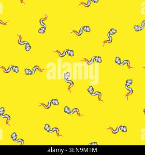 seamless pattern velocity rocket fire trail cartoon. combustion smoke, heat acceleration, ascent booster velocity rocket fire trail sign vector Stock Vector