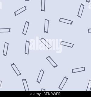 pattern game nameplate cartoon. metal plaque, office signage, nameplate wall game nameplate sign. seamless vector illustration Stock Vector