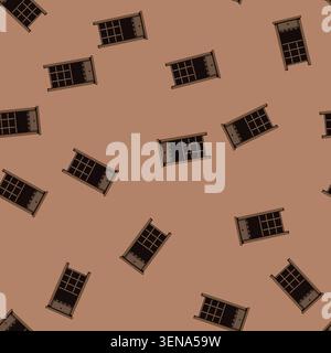 seamless pattern bottle wine cabinet cartoon. glass alcohol, drink wood, shelf restaurant bottle wine cabinet sign vector Stock Vector