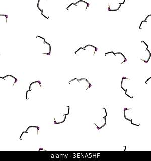 pattern sport piolet ice tool cartoon. ax active, danger dangerous, drawing pick sport piolet ice tool sign vector Stock Vector