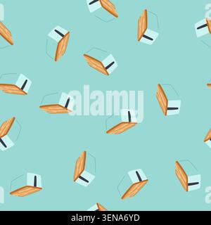 pattern travel cable organizer cartoon. electronic bag, computer box, wire top travel cable organizer sign. seamless vector illustration Stock Vector