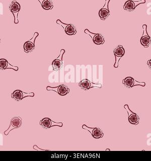 seamless pattern cooking egg separator tool cartoon. baking gadget, yolk whites, efficient convenient cooking egg separator tool sign vector Stock Vector